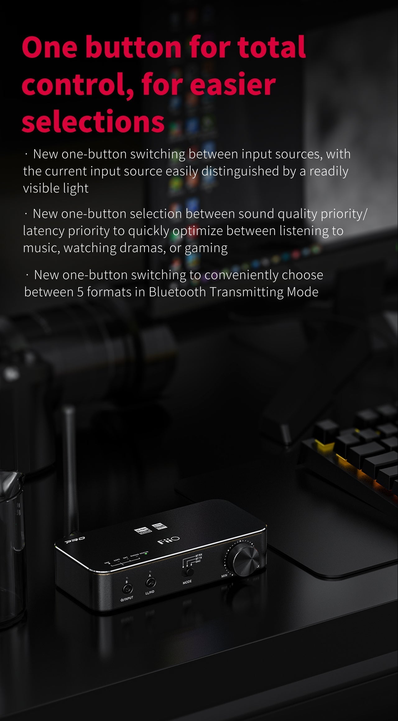 Apos Audio FiiO Headphone DAC/Amp FiiO BTA30 Pro