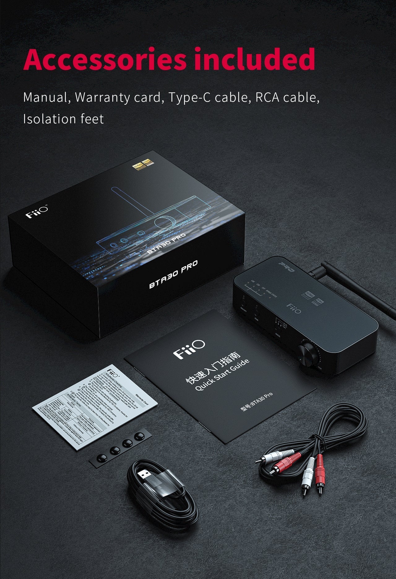 Apos Audio FiiO Headphone DAC/Amp FiiO BTA30 Pro