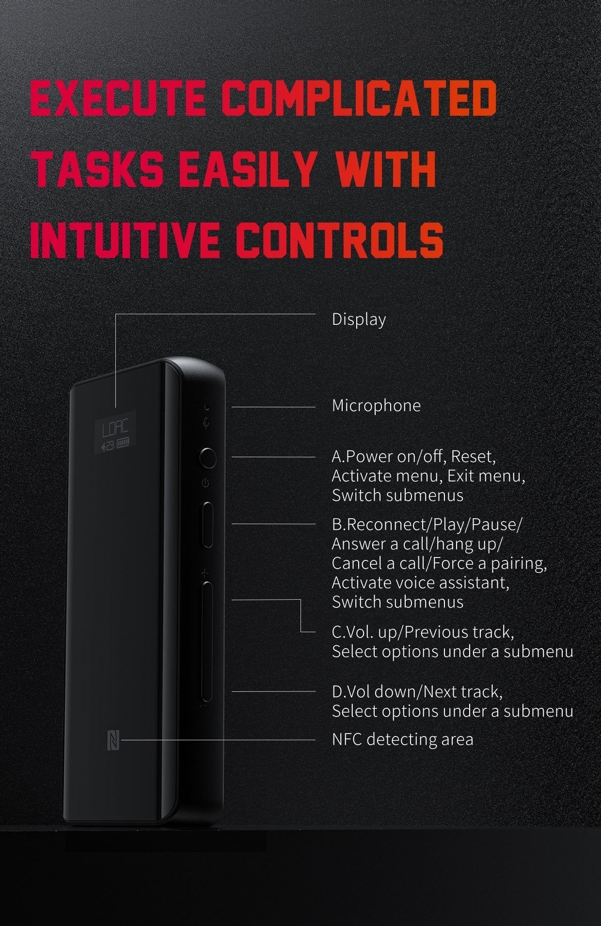 Apos Audio FiiO Headphone DAC/Amp FiiO BTR5 Portable Hi-Fi Bluetooth DAC/Amp (Apos Certified)