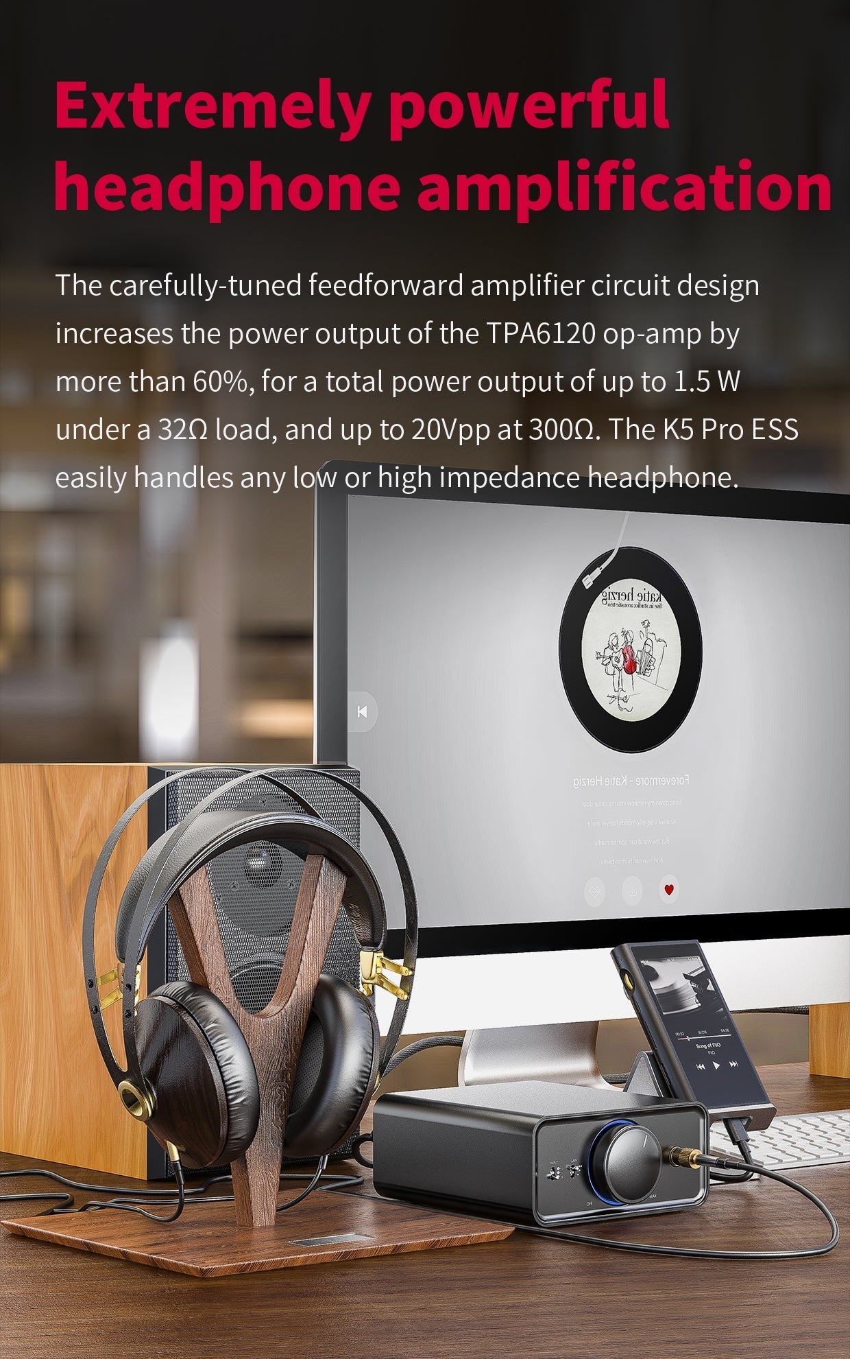 Apos Audio FiiO Headphone DAC/Amp FiiO K5PRO Desktop DAC/Amp