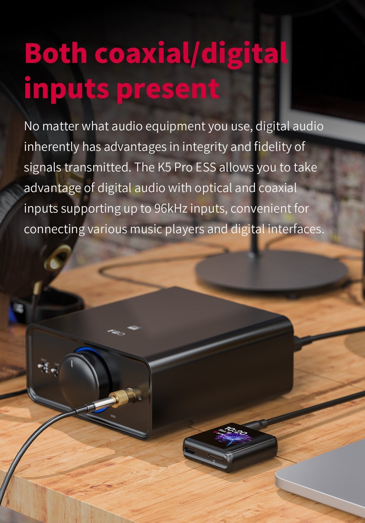 Apos Audio FiiO Headphone DAC/Amp FiiO K5PRO Desktop DAC/Amp