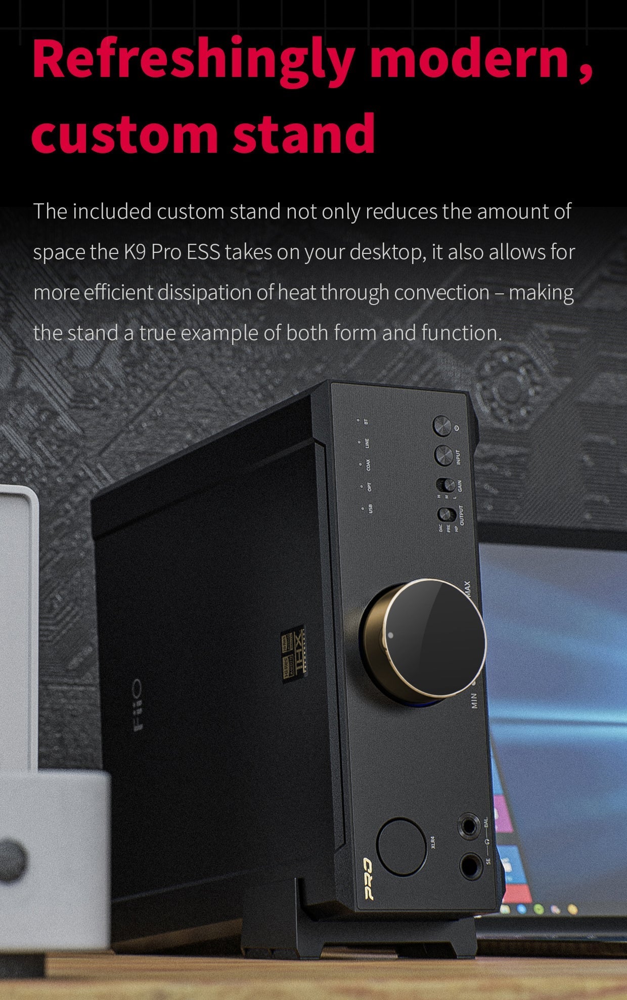 Apos Audio FiiO Headphone DAC/Amp FiiO K9 PRO ESS Desktop DAC/Amp