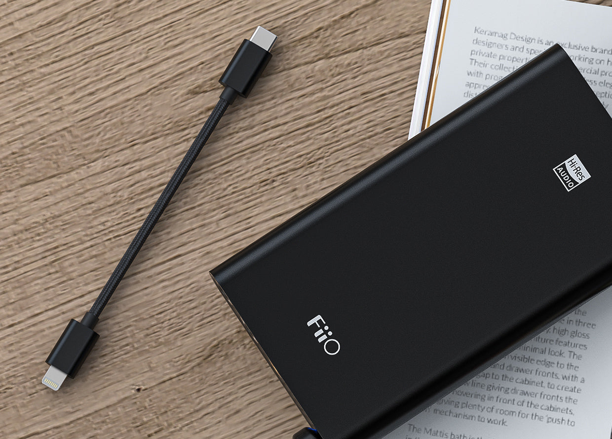 Apos Audio FiiO Headphone DAC/Amp FiiO LT-LT1 USB Type-C to Lightning Data Cable