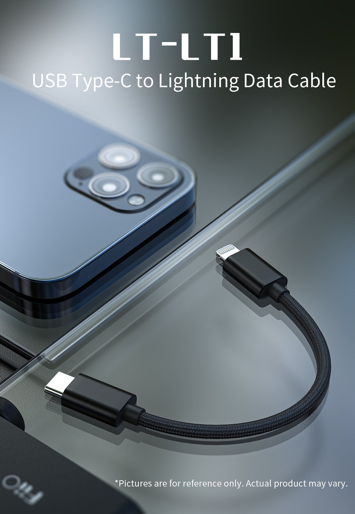 Apos Audio FiiO Headphone DAC/Amp FiiO LT-LT1 USB Type-C to Lightning Data Cable