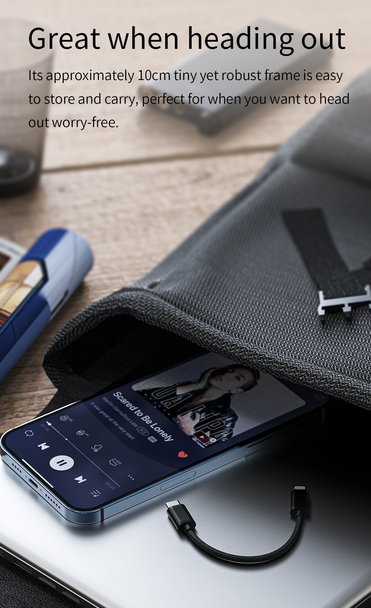 Apos Audio FiiO Headphone DAC/Amp FiiO LT-LT1 USB Type-C to Lightning Data Cable