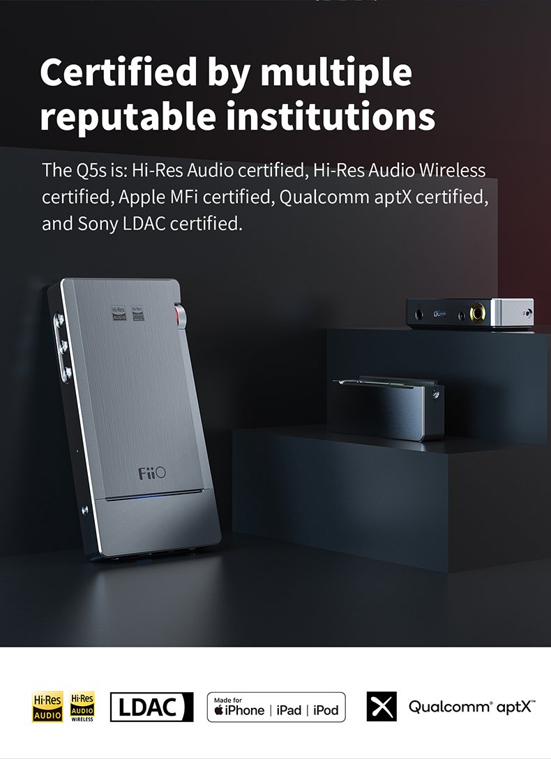 FiiO Q5s Bluetooth Headphone DAC/Amp