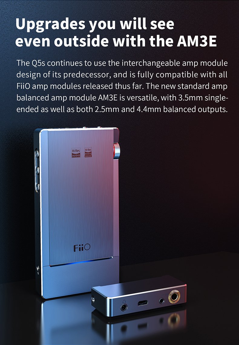 FiiO Q5s Bluetooth Headphone DAC/Amp