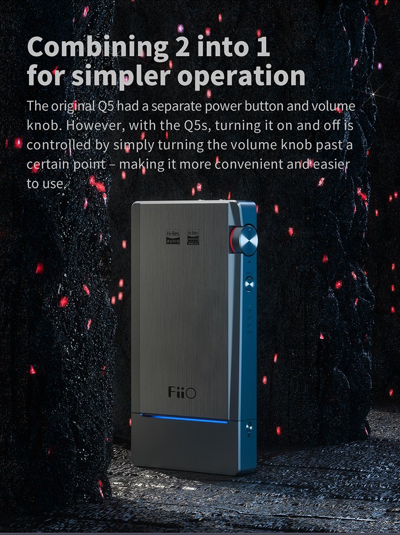 FiiO Q5s Bluetooth Headphone DAC/Amp