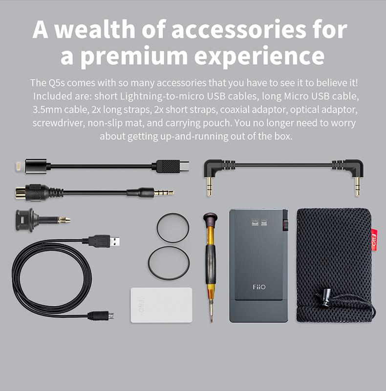 FiiO Q5s Bluetooth Headphone DAC/Amp
