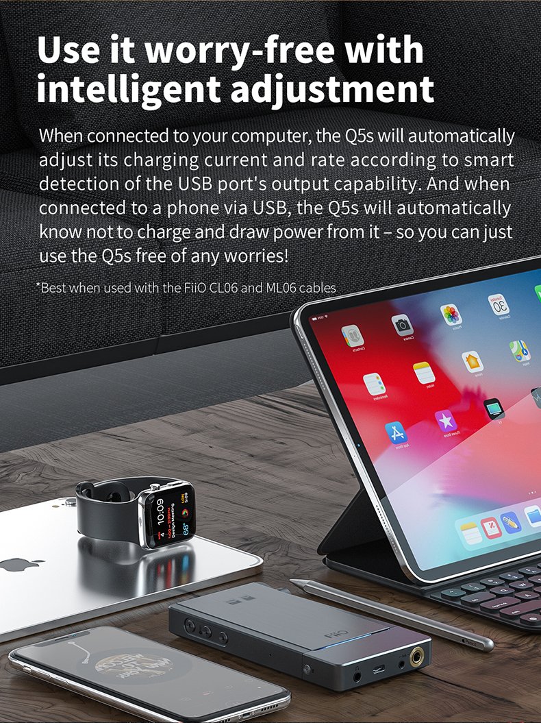 FiiO Q5s Bluetooth Headphone DAC/Amp