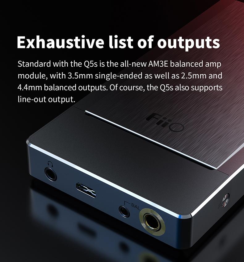 FiiO Q5s Bluetooth Headphone DAC/Amp