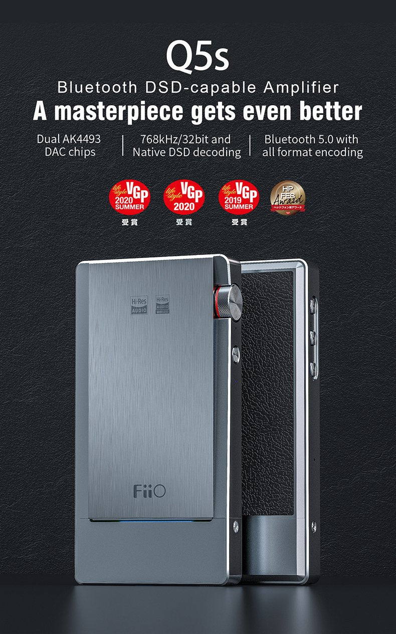 FiiO Q5s Bluetooth Headphone DAC/Amp