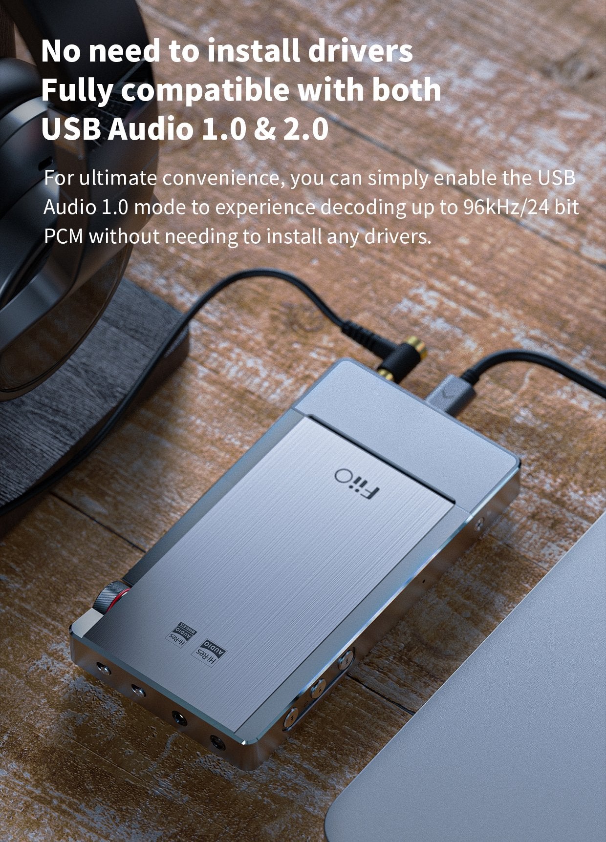 Apos Audio FiiO Headphone DAC/Amp FiiO Q5s Type-C Bluetooth Headphone DAC/Amp
