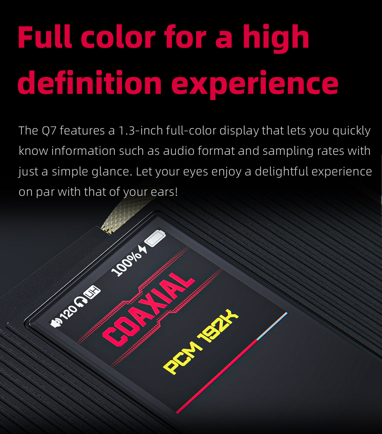 Apos Audio FiiO Headphone DAC/Amp FiiO Q7 Portable Desktop-Class Amplifier - Ship By 11/11