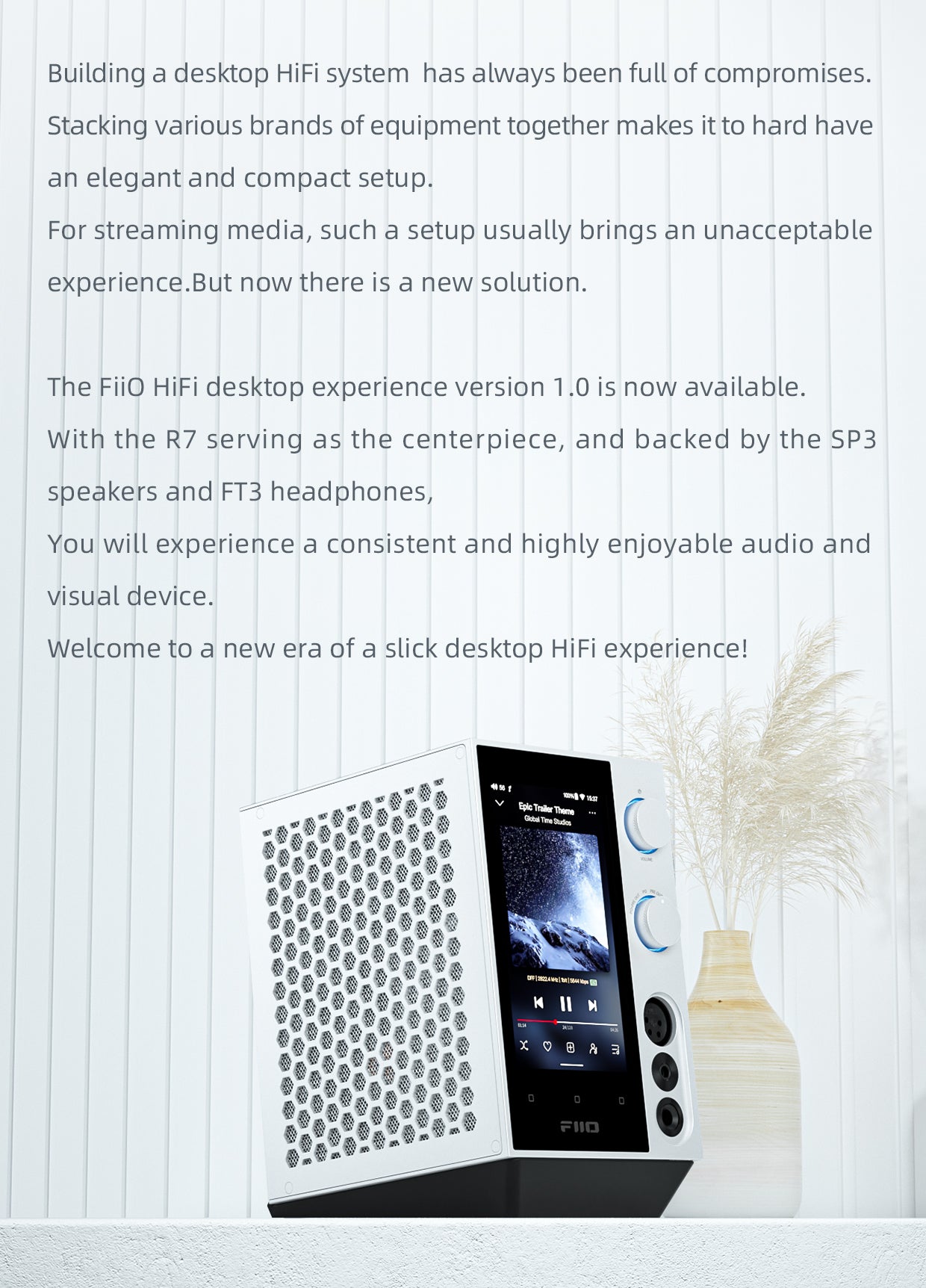 Apos Audio FiiO Headphone DAC/Amp FiiO R7 Desktop HIFI Center/Transmitter/Streamer/Decoder/Amp/Pre-amp All-in-One Unit