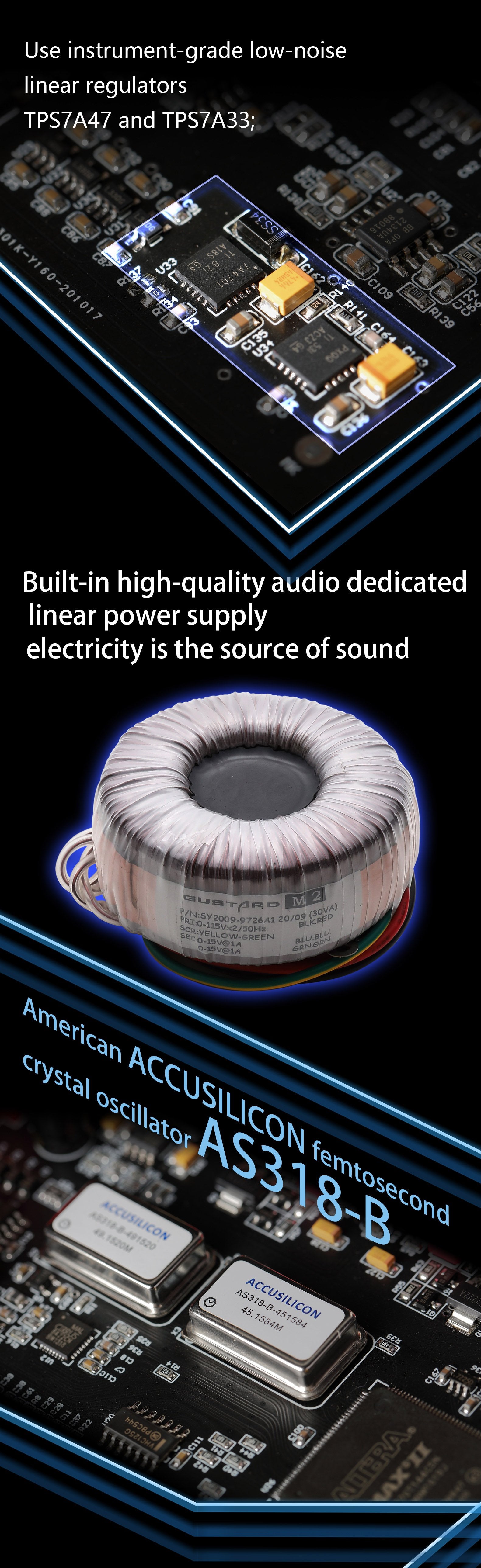 Apos Audio Gustard DAC (Digital-to-Analog Converter) Gustard X16 DAC (Digital-to-Analog Converter)