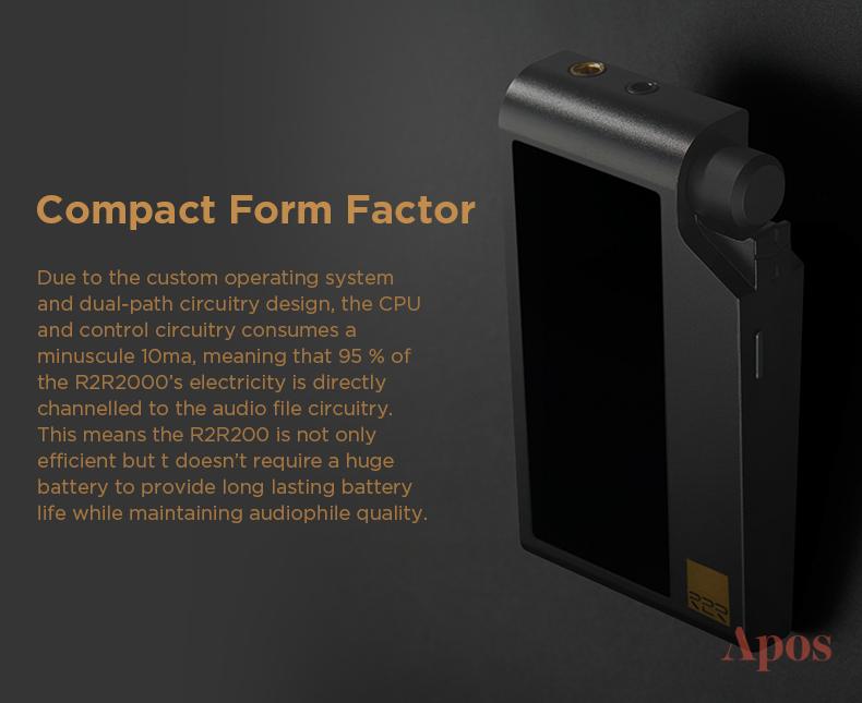 Apos Audio HIFIMAN DAP (Digital Audio Player) HIFIMAN R2R2000 HD Streaming Digital Audio Player