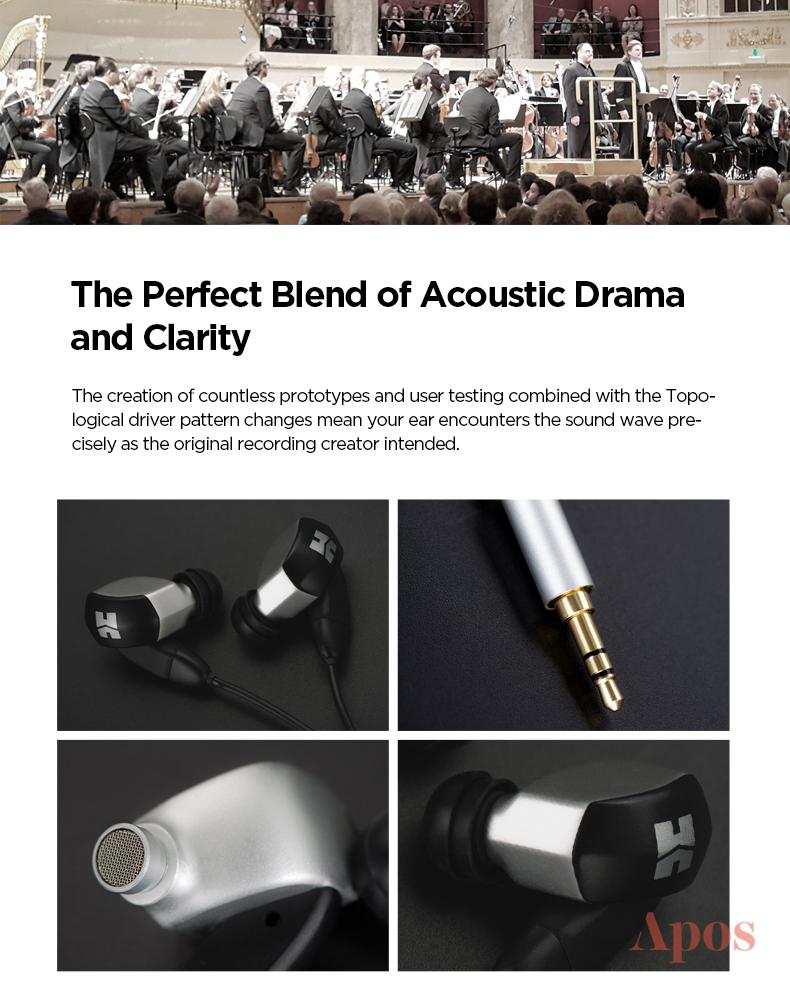 Apos Audio HIFIMAN Earphone / In-Ear Monitor (IEM) HIFIMAN RE2000 IEM Silver