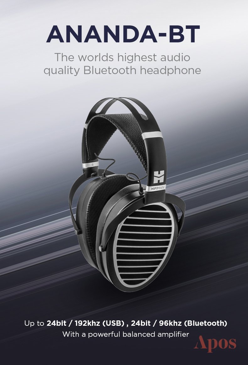 Apos Audio HIFIMAN Headphone HIFIMAN Ananda BT Planar Magnetic Bluetooth Headphone