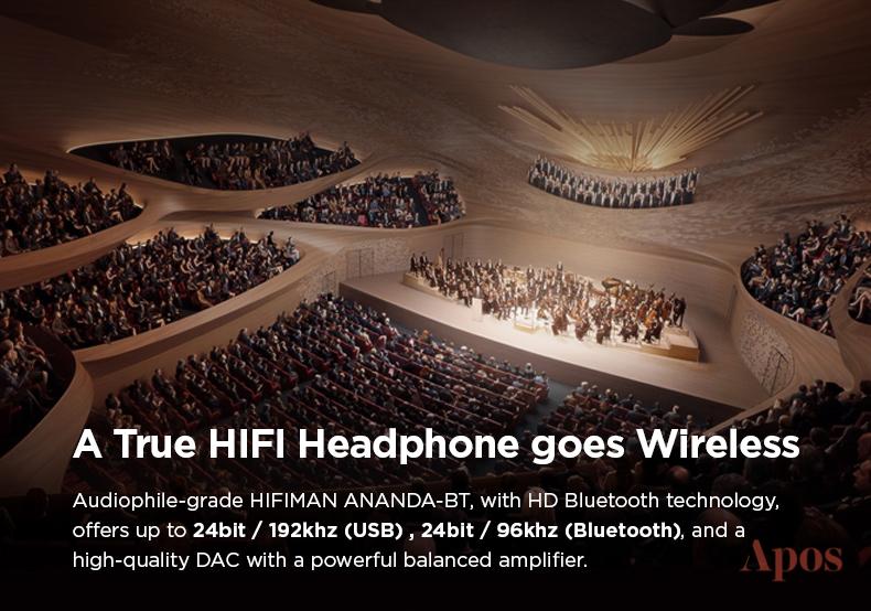 Apos Audio HIFIMAN Headphone HIFIMAN Ananda BT Planar Magnetic Bluetooth Headphone