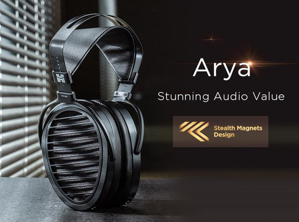 HIFIMAN Arya Planar Magnetic Headphone - Stealth Magnet