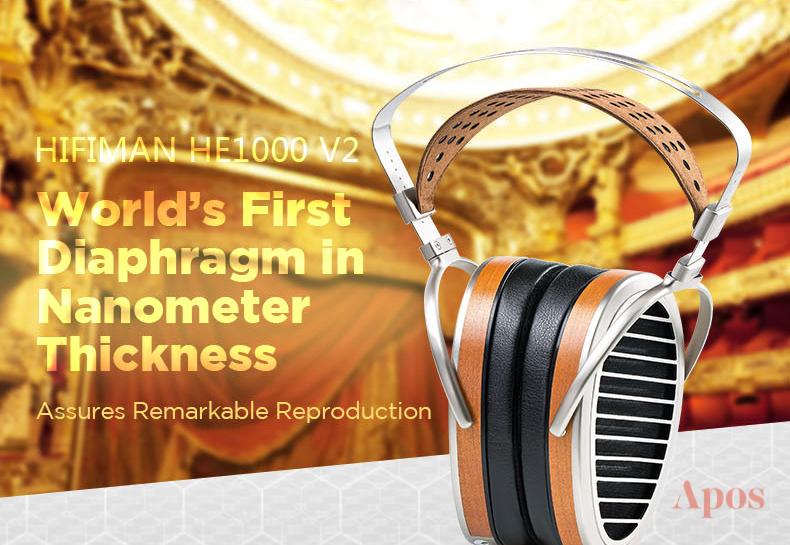 Apos Audio HIFIMAN Headphone HIFIMAN HE1000v2 Planar Magnetic Headphone