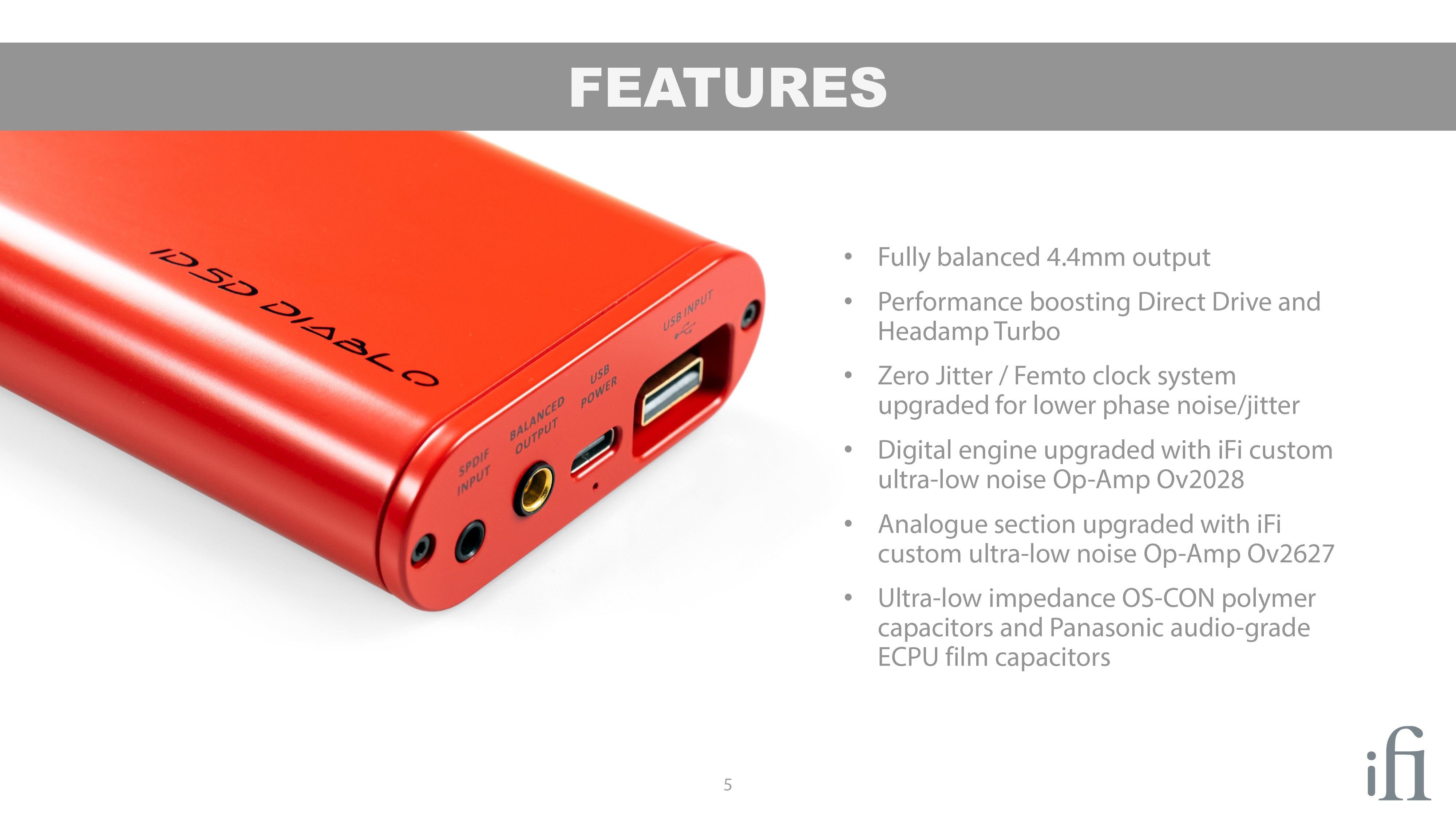 Apos Audio iFi Headphone DAC/Amp iFi iDSD Diablo Portable DAC/Amp