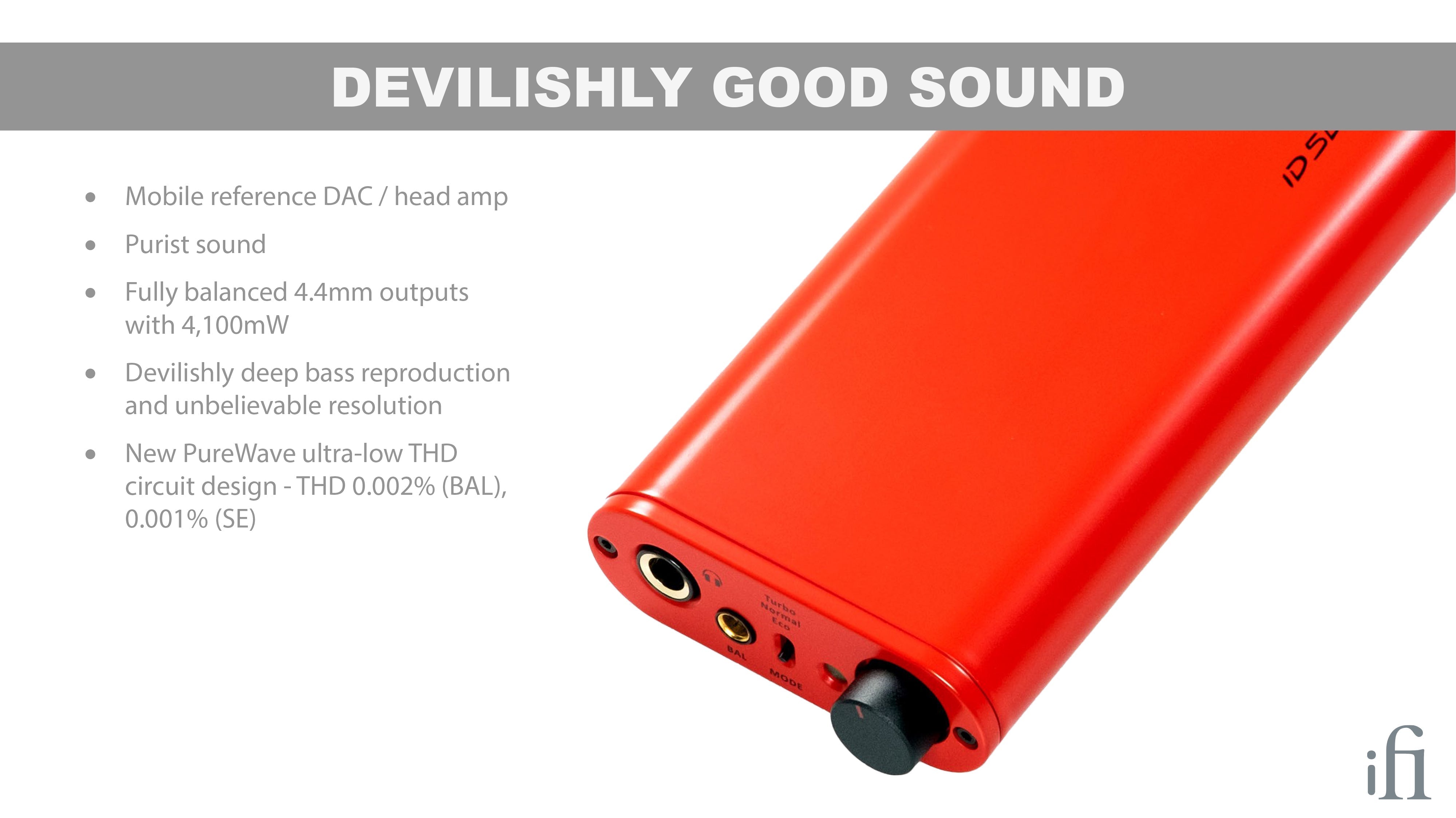 Apos Audio iFi Headphone DAC/Amp iFi iDSD Diablo Portable DAC/Amp