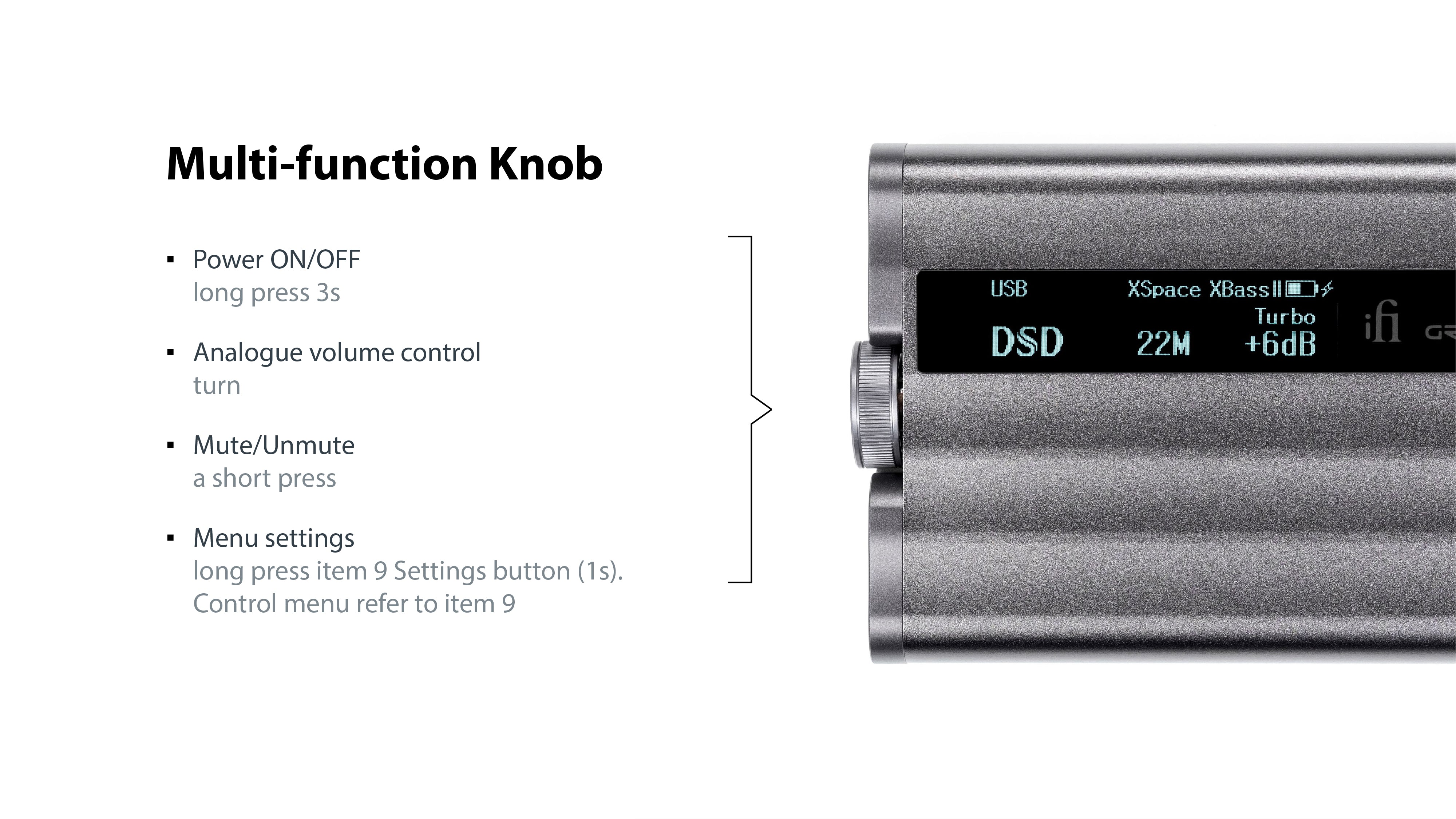 Apos Audio iFi Headphone DAC/Amp iFi xDSD Gryphon Portable DAC/Amp