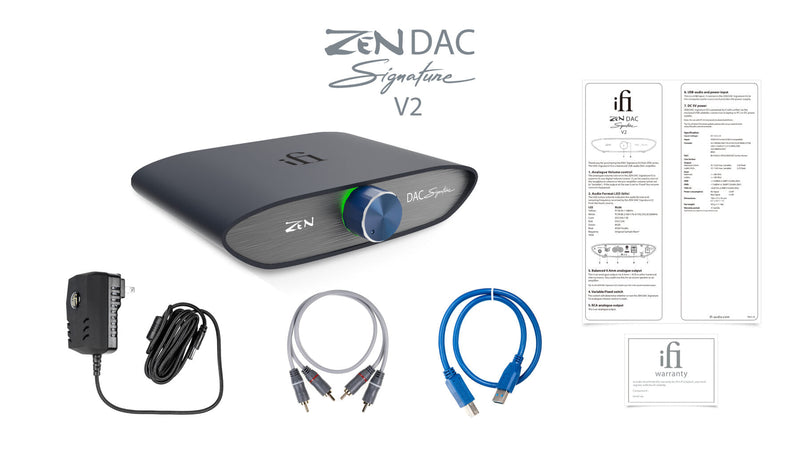 Apos Audio iFi Headphone DAC/Amp iFi ZEN DAC Signature V2 (Apos Certified)