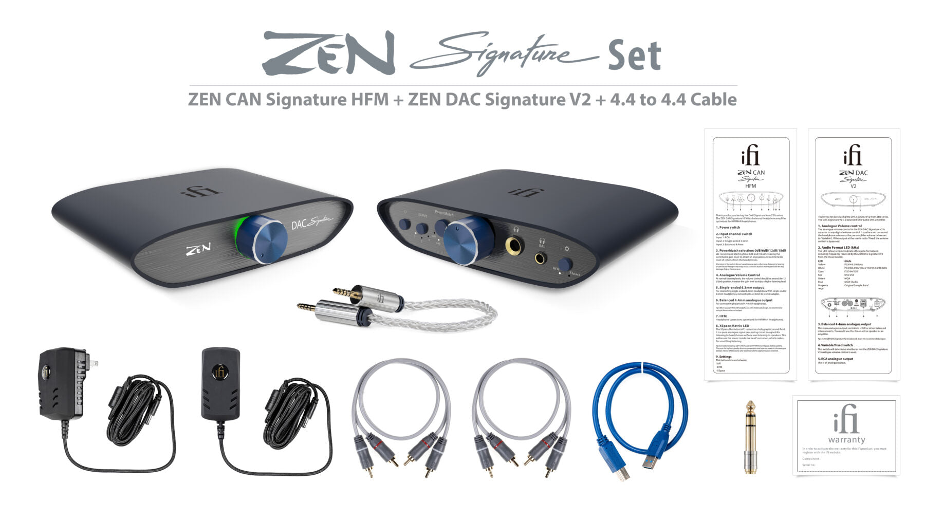 Apos Audio iFi Headphone DAC/Amp iFi ZEN Signature Set HFM