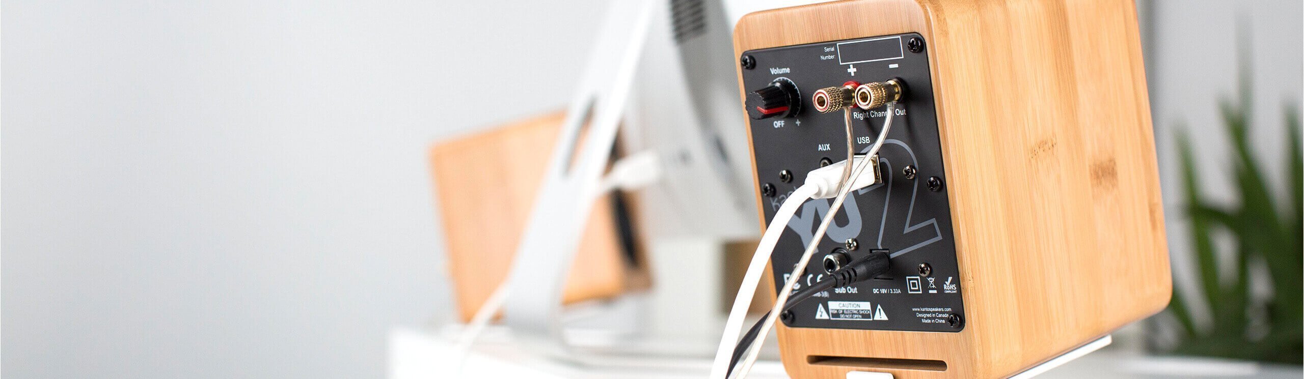 Apos Audio Kanto Audio Speakers Kanto Audio YU2 Powered Desktop Speakers