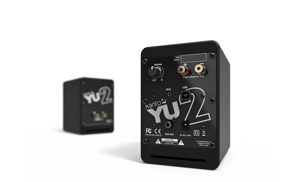 Apos Audio Kanto Audio Speakers Kanto Audio YU2 Powered Desktop Speakers