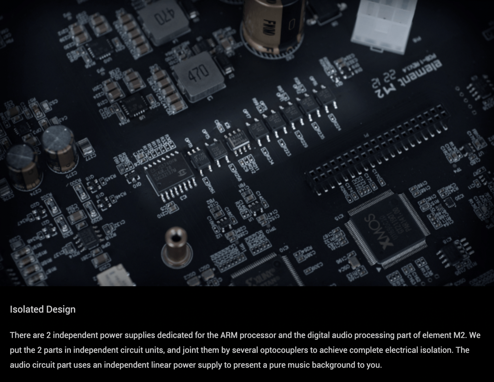 Apos Audio Matrix Audio DAC (Digital-to-Analog Converter) Matrix element M2 MQA DAC/Amp/Music Streame