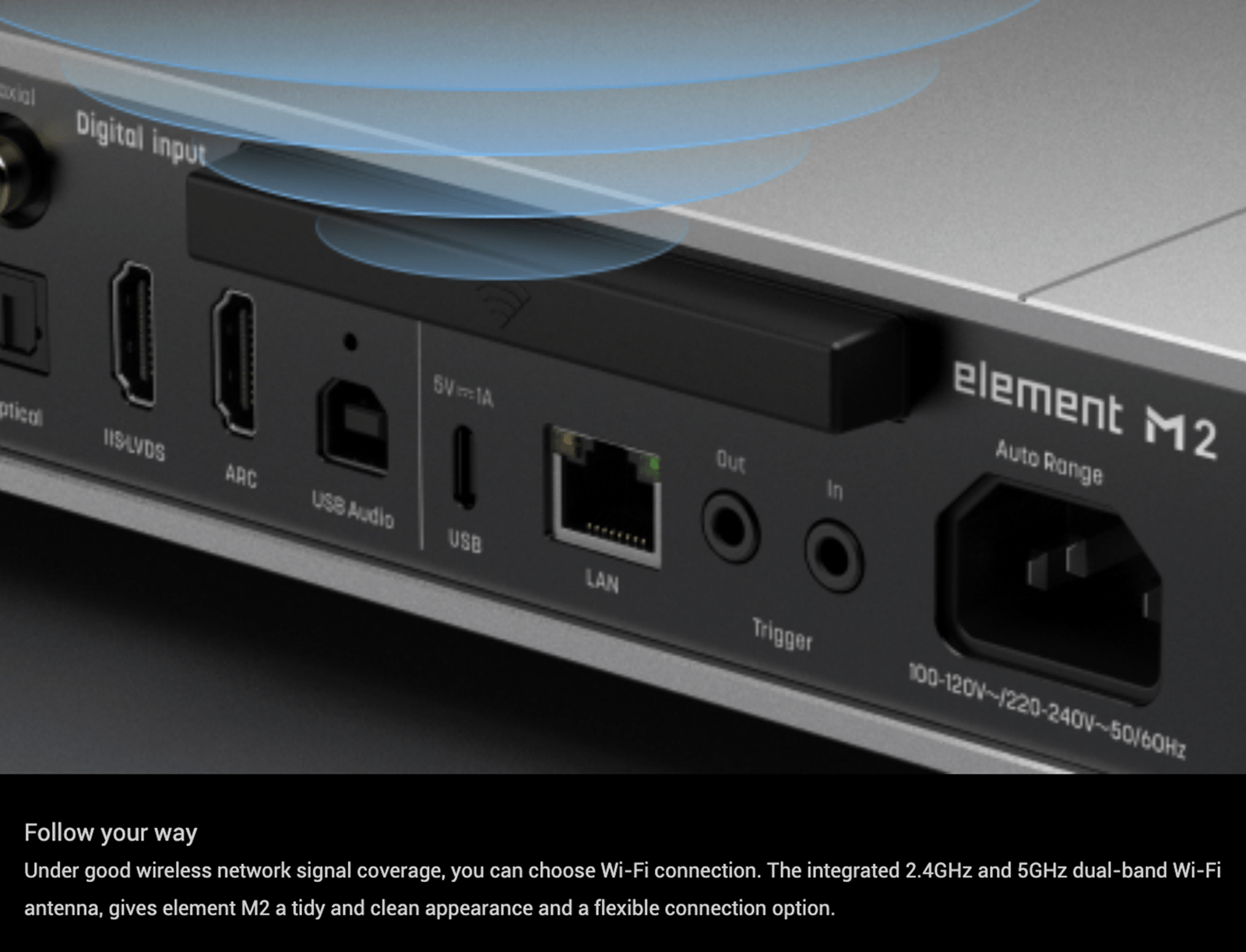 Apos Audio Matrix Audio DAC (Digital-to-Analog Converter) Matrix element M2 MQA DAC/Amp/Music Streame
