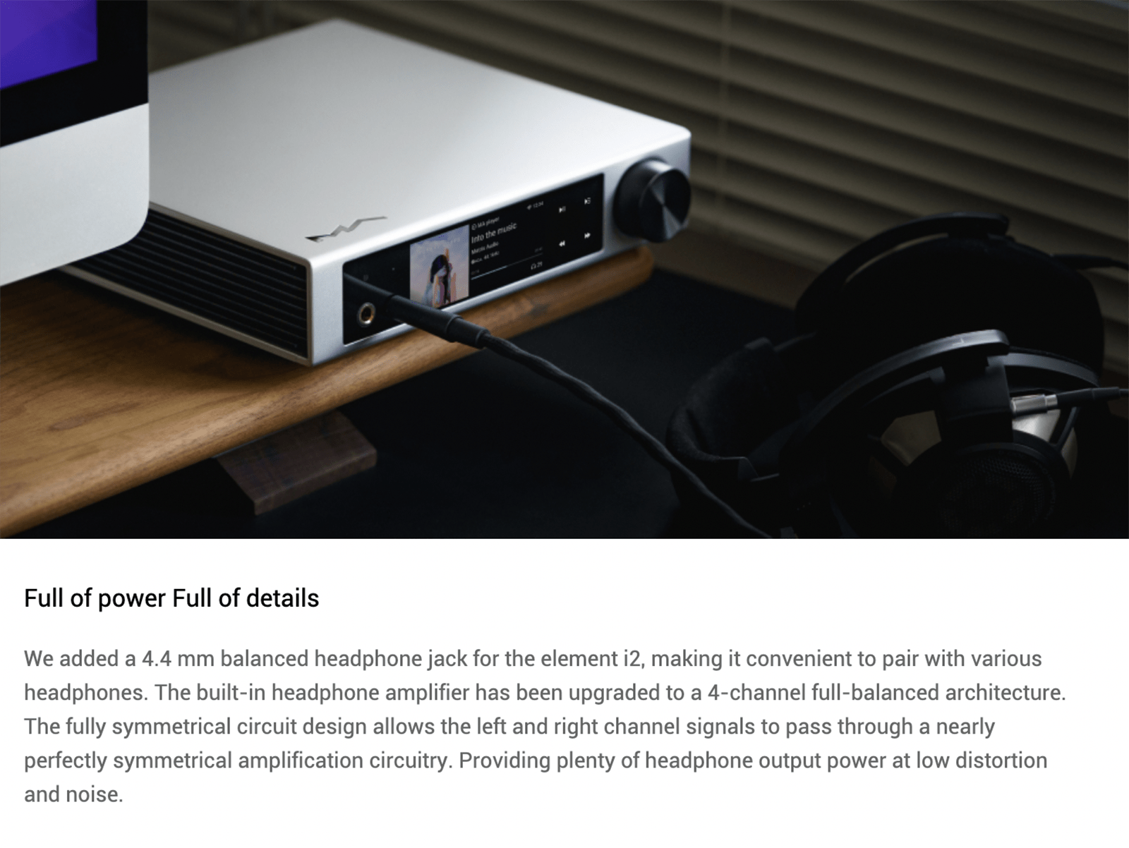 Apos Audio Matrix Audio Headphone Amp Matrix element i2 MQA DAC/Amp/Music Streamer (Apos Certified)