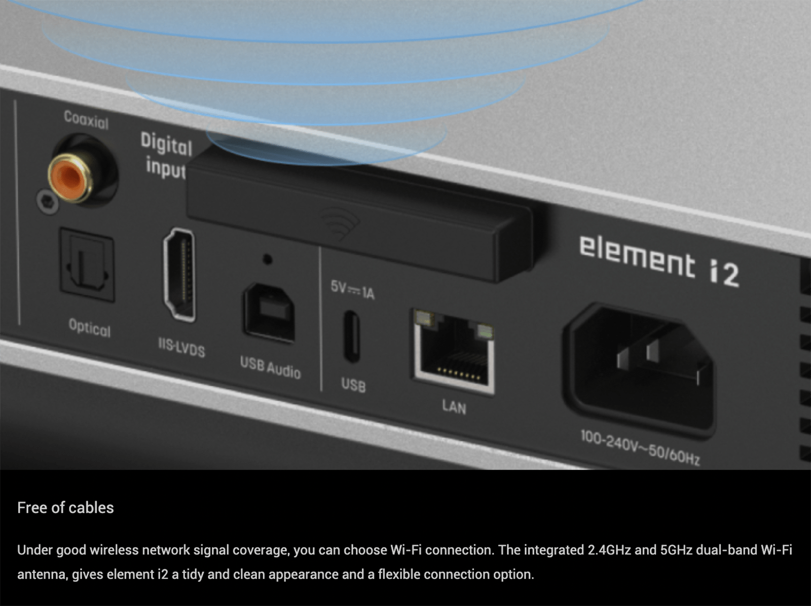 Apos Audio Matrix Audio Headphone Amp Matrix element i2 MQA DAC/Amp/Music Streamer (Apos Certified)