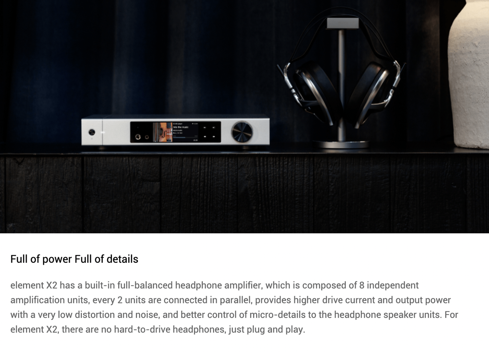 Apos Audio Matrix Audio Headphone DAC/Amp Matrix element X2 MQA DAC/Amp/Streamer