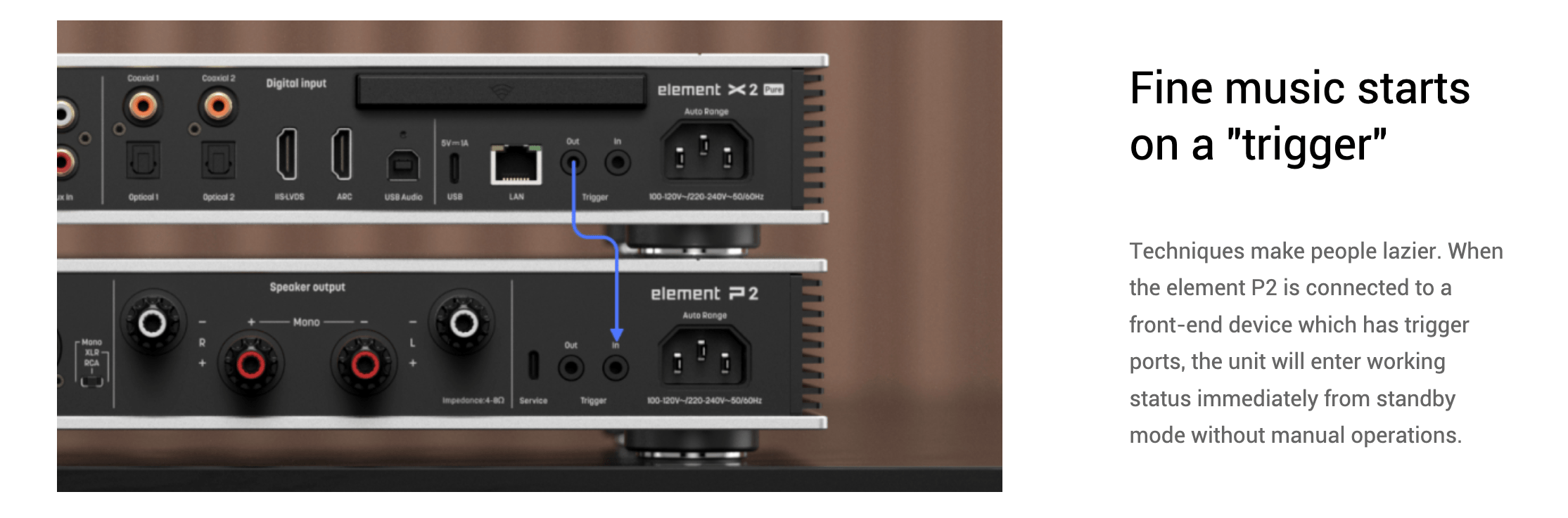 Apos Audio Matrix Audio Preamplifier Matrix element P2 Power Amplifier