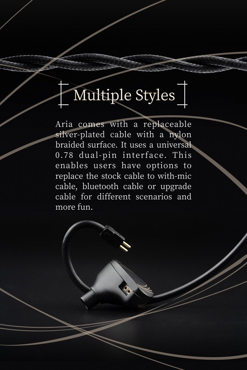 Apos Audio Moondrop Earphone / In-Ear Monitor (IEM) Moondrop Aria IEMs