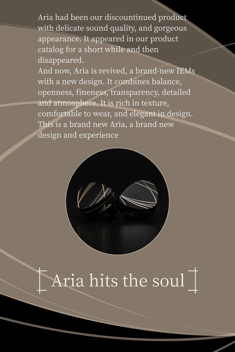 Apos Audio Moondrop Earphone / In-Ear Monitor (IEM) Moondrop Aria IEMs