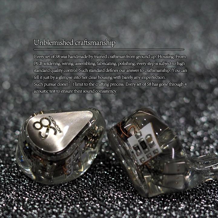 Moondrop S8 In-Ear Monitor (IEM) Earphone