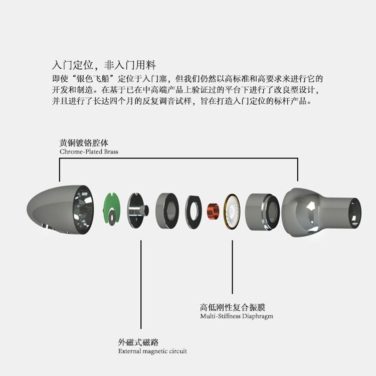 Apos Audio Moondrop | 水月雨 Earphone / In-Ear Monitor (IEM) Moondrop Spaceship In-Ear Monitor (IEM) Earphone