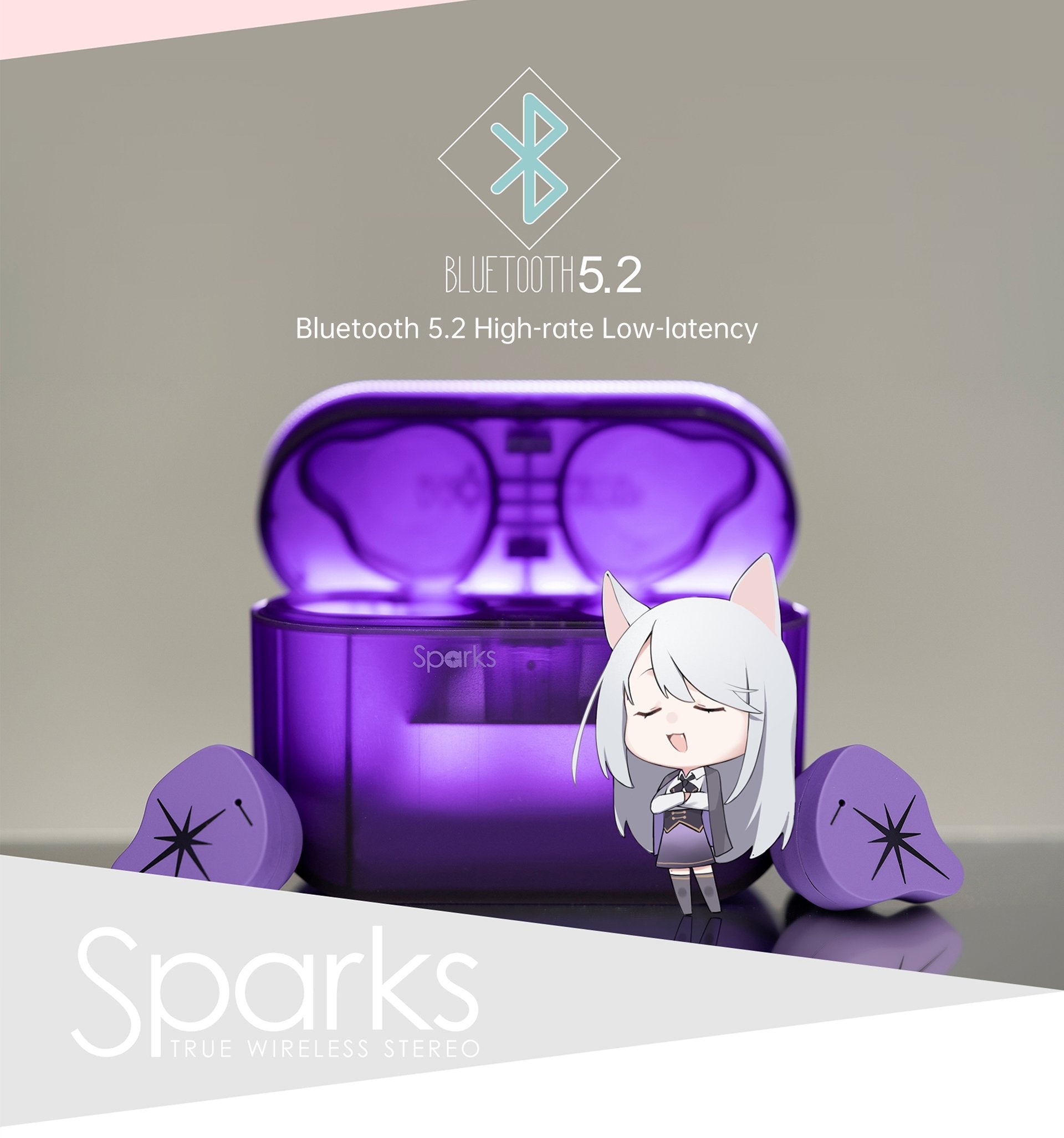 Apos Audio Moondrop Earphone / In-Ear Monitor (IEM) Moondrop Sparks Bluetooth IEMs (Apos Certified)