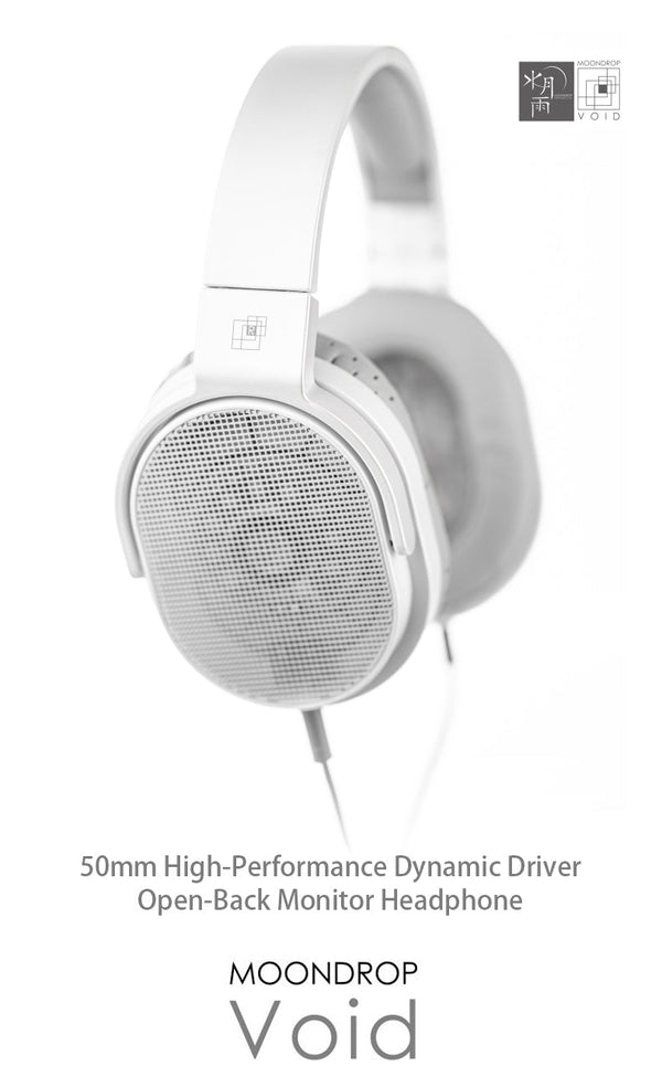 Apos Audio Moondrop Earphone / In-Ear Monitor (IEM) Moondrop VOID 50mm Dynamic Driver Open-Back Headphone