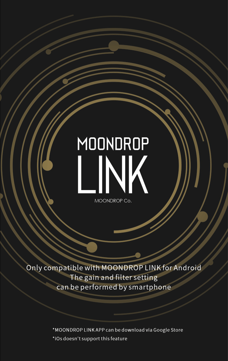 Apos Audio Moondrop Headphone DAC/Amp Moondrop DAWN 4.4mm Full Balanced Mini USB DAC/Amp (Apos Certified)