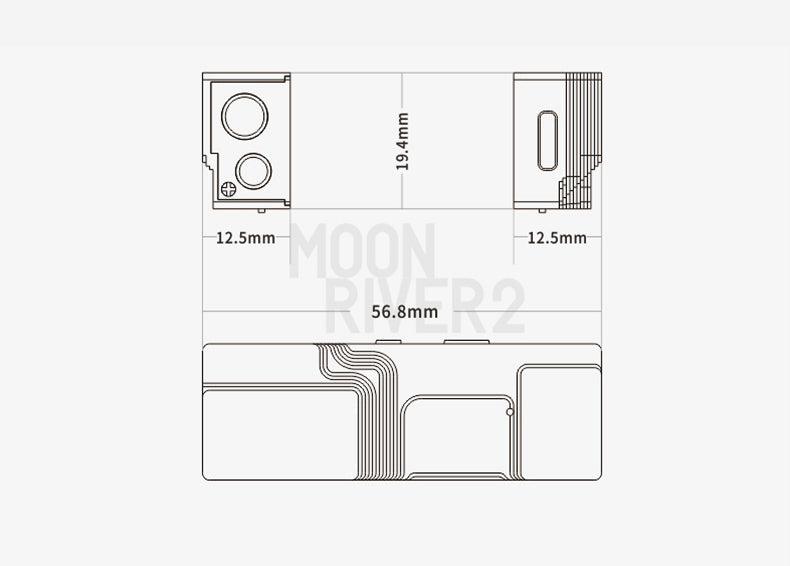 Apos Audio Moondrop Headphone DAC/Amp Moondrop MoonRiver 2 DAC/Amp