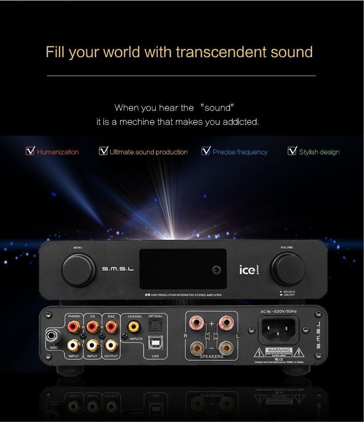 Apos Audio S.M.S.L | 双木三林 Headphone Amp SMSL A6 Headphone Amplifier
