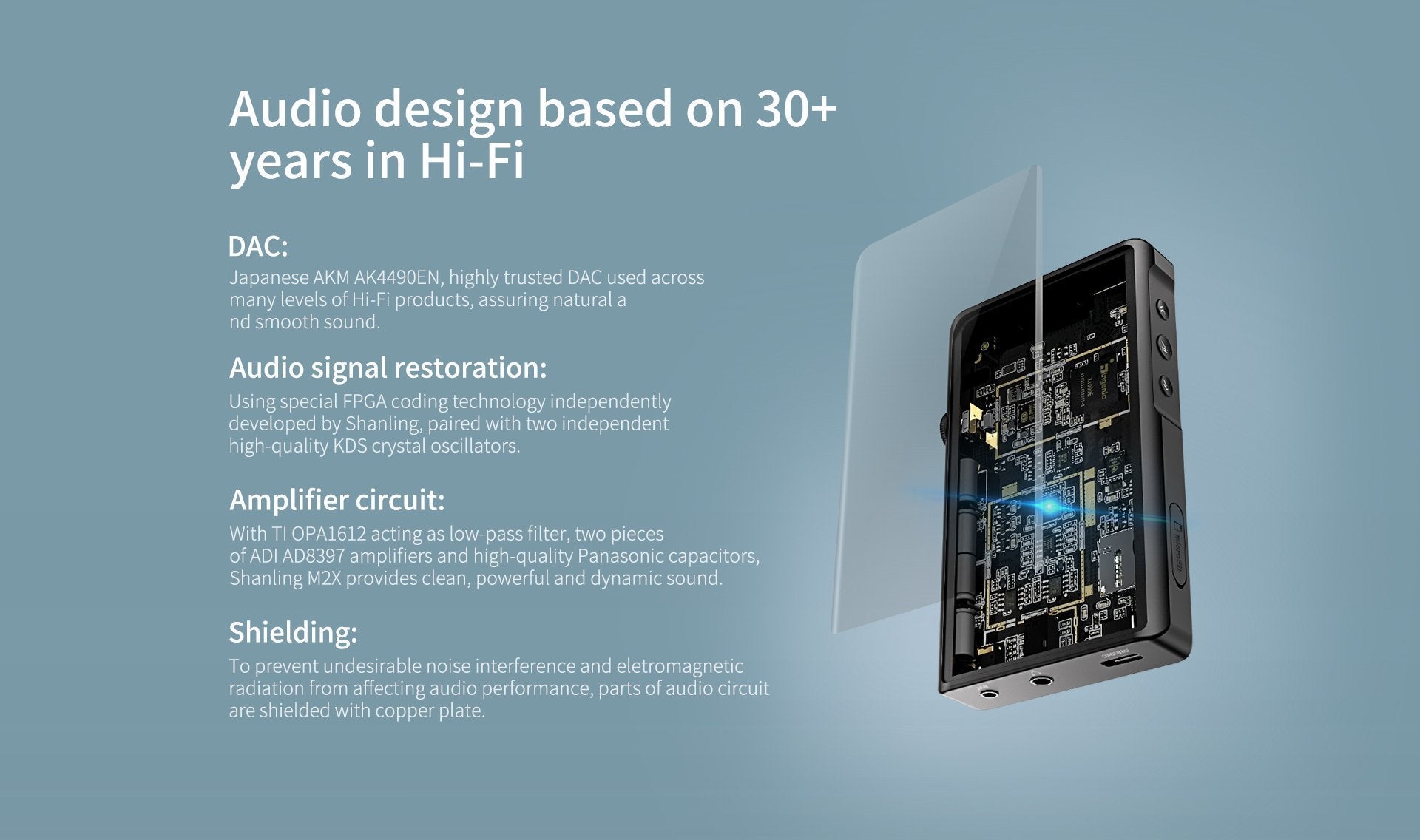 Apos Audio Shanling | 山灵 DAP (Digital Audio Player) Shanling M2X Digital Audio Player (DAP)