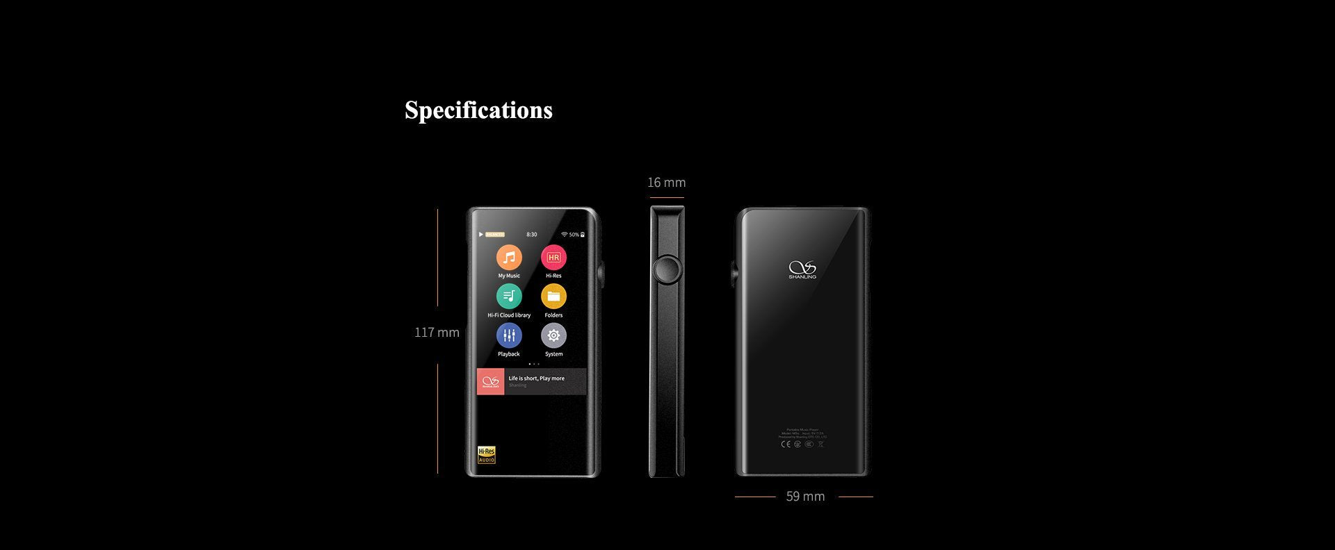 Shanling M5S Digital Audio Player (DAP)